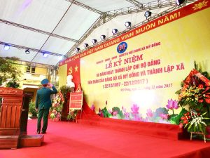 Lễ Kỷ Niệm 60 Năm Thành Lập Chi Bộ Đảng xã Mỹ Đồng - tổ chức sự kiện Hải Phòng