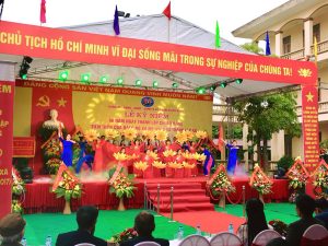 Lễ Kỷ Niệm 60 Năm Thành Lập Chi Bộ Đảng xã Mỹ Đồng - tổ chức sự kiện Hải Phòng