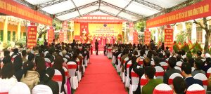 Lễ Kỷ Niệm 60 Năm Thành Lập Chi Bộ Đảng xã Mỹ Đồng - tổ chức sự kiện Hải Phòng