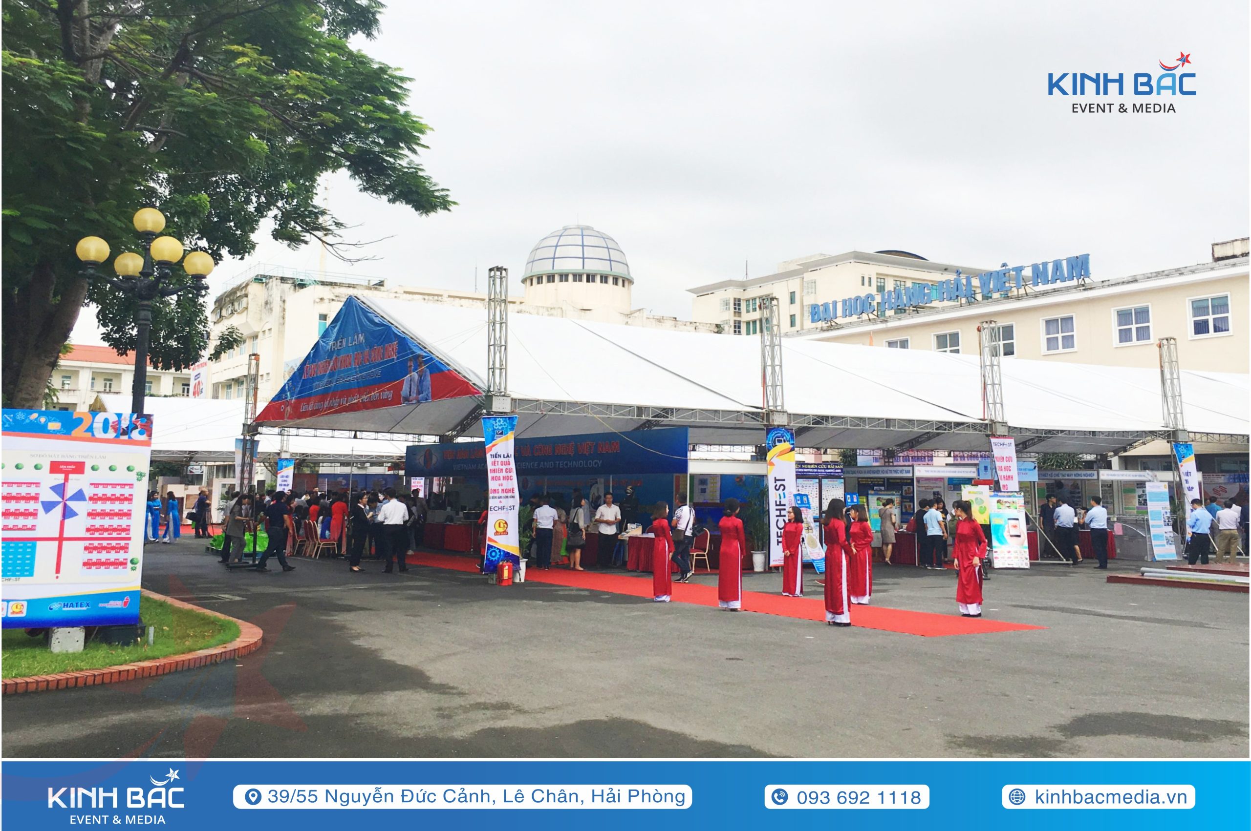 Kinh Bắc Media - Cho thuê nhà bạt sự kiện tại Hải Phòng
