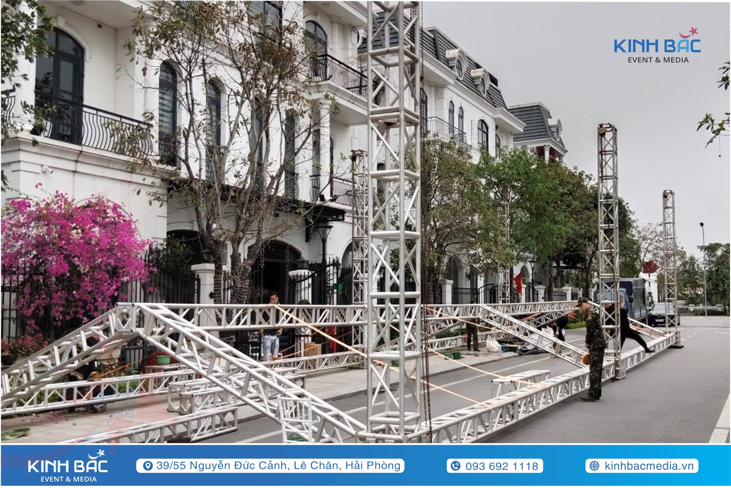 Kinh Bắc Media - Cho thuê nhà bạt sự kiện tại Hải Phòng