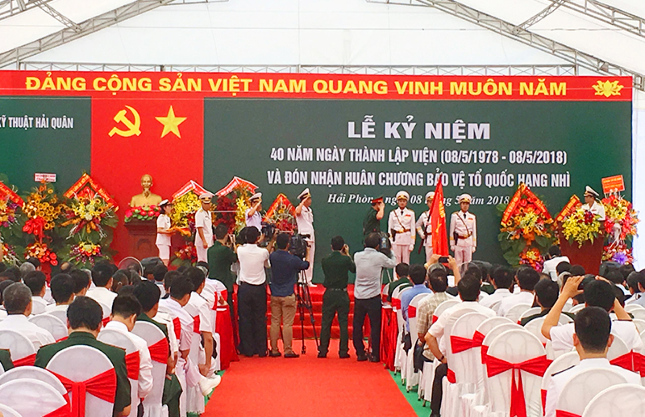 Tổ Chức Sự Kiện Lễ Kỷ Niệm 40 Năm Ngày Thành Lập Viện Kỹ Thuật Hải Quân | Kinh Bắc Media