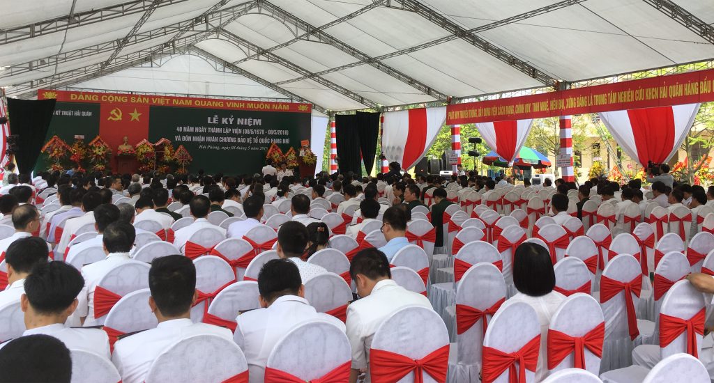 Kỷ Niệm 40 Năm Ngày Thành Lập Viện Kỹ Thuật Hải Quân - Tổ chức sự kiện Hải Phòng