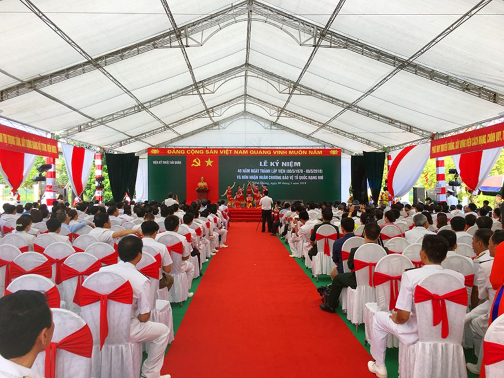 Kỷ Niệm 40 Năm Ngày Thành Lập Viện Kỹ Thuật Hải Quân - Tổ chức sự kiện Hải Phòng