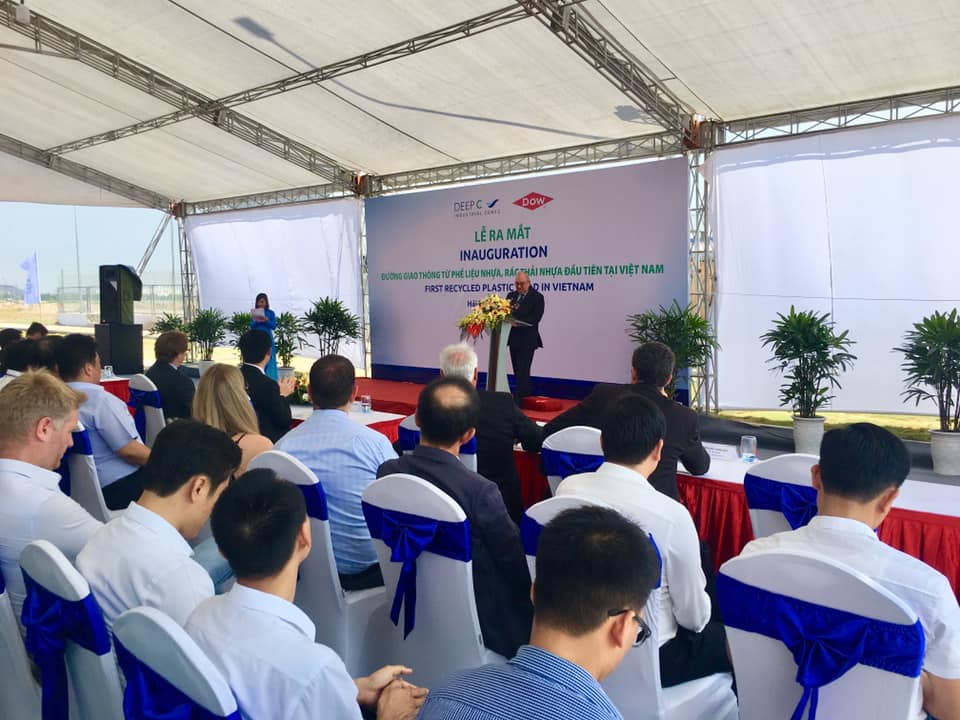 Lễ Khánh Thành Đường Từ Phế Liệu Nhựa - KCN Nam Đình Vũ - Tổ chức sự kiện Hải Phòng
