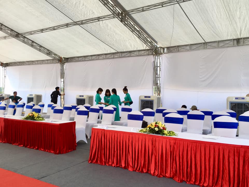 Lễ Khánh Thành Đường Từ Phế Liệu Nhựa - KCN Nam Đình Vũ - Tổ chức sự kiện Hải Phòng