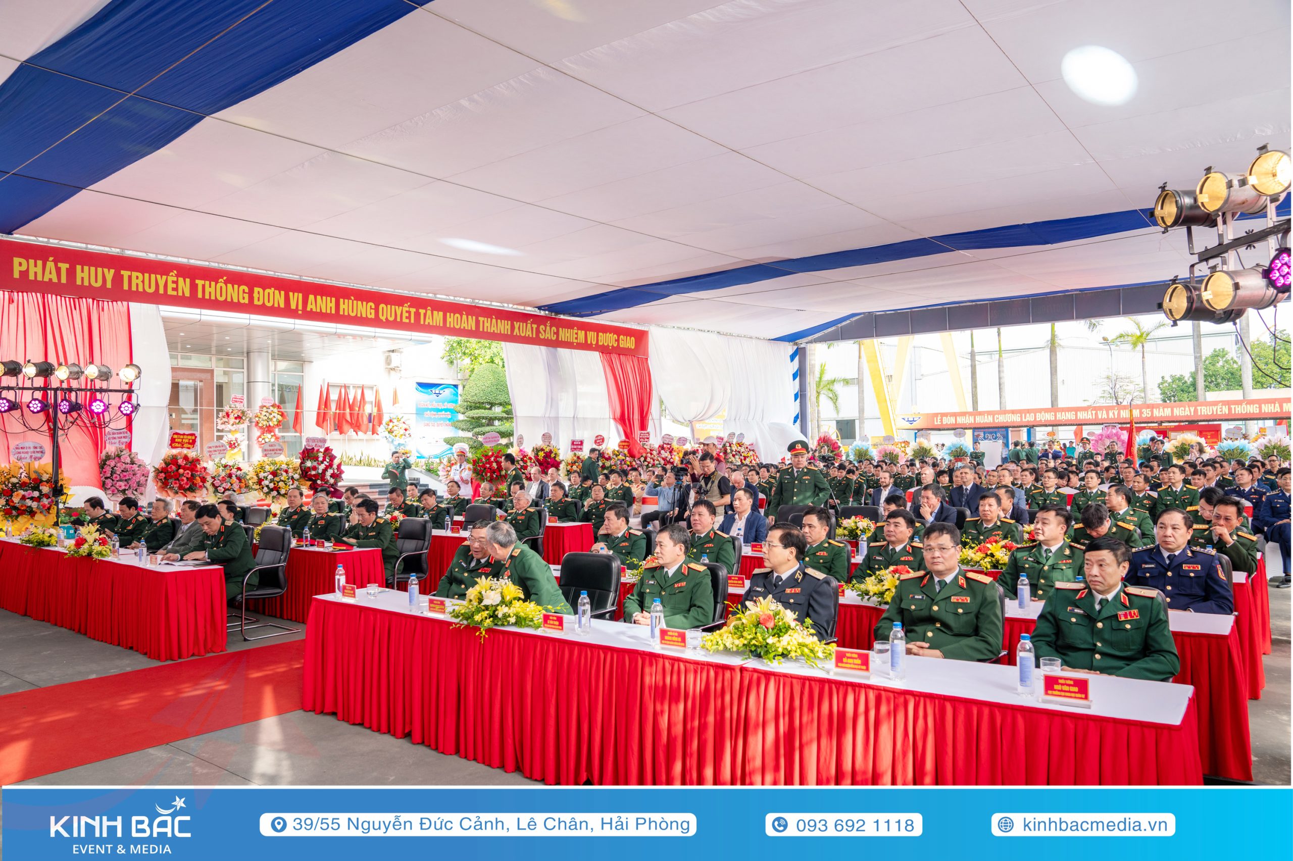 Lễ Kỷ Niệm 35 Năm Ngày Thành Lập Nhà Máy Z189 (Công ty đóng tàu 189) - Tổ Chức Sự Kiện Hải Phòng