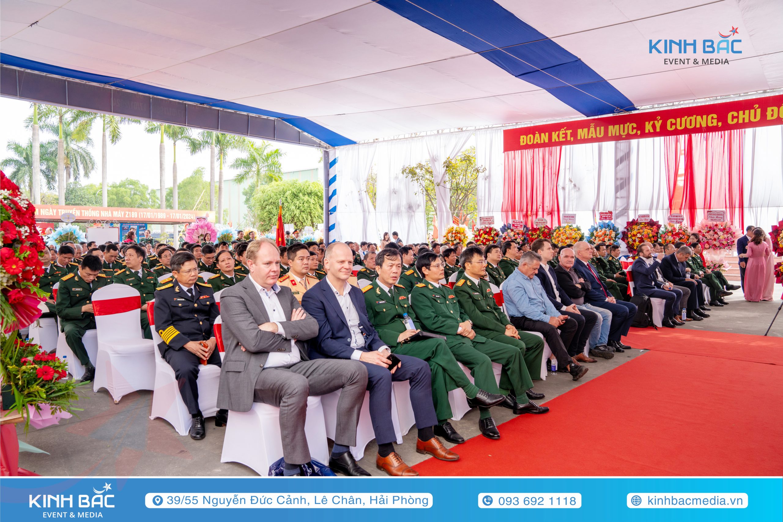 Lễ Kỷ Niệm 35 Năm Ngày Thành Lập Nhà Máy Z189 (Công ty đóng tàu 189) - Tổ Chức Sự Kiện Hải Phòng