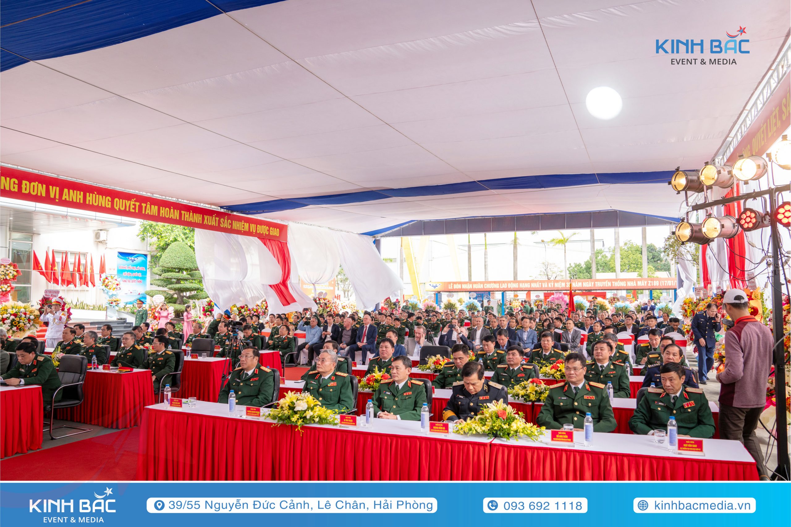 Lễ Kỷ Niệm 35 Năm Ngày Thành Lập Nhà Máy Z189 (Công ty đóng tàu 189) - Tổ Chức Sự Kiện Hải Phòng