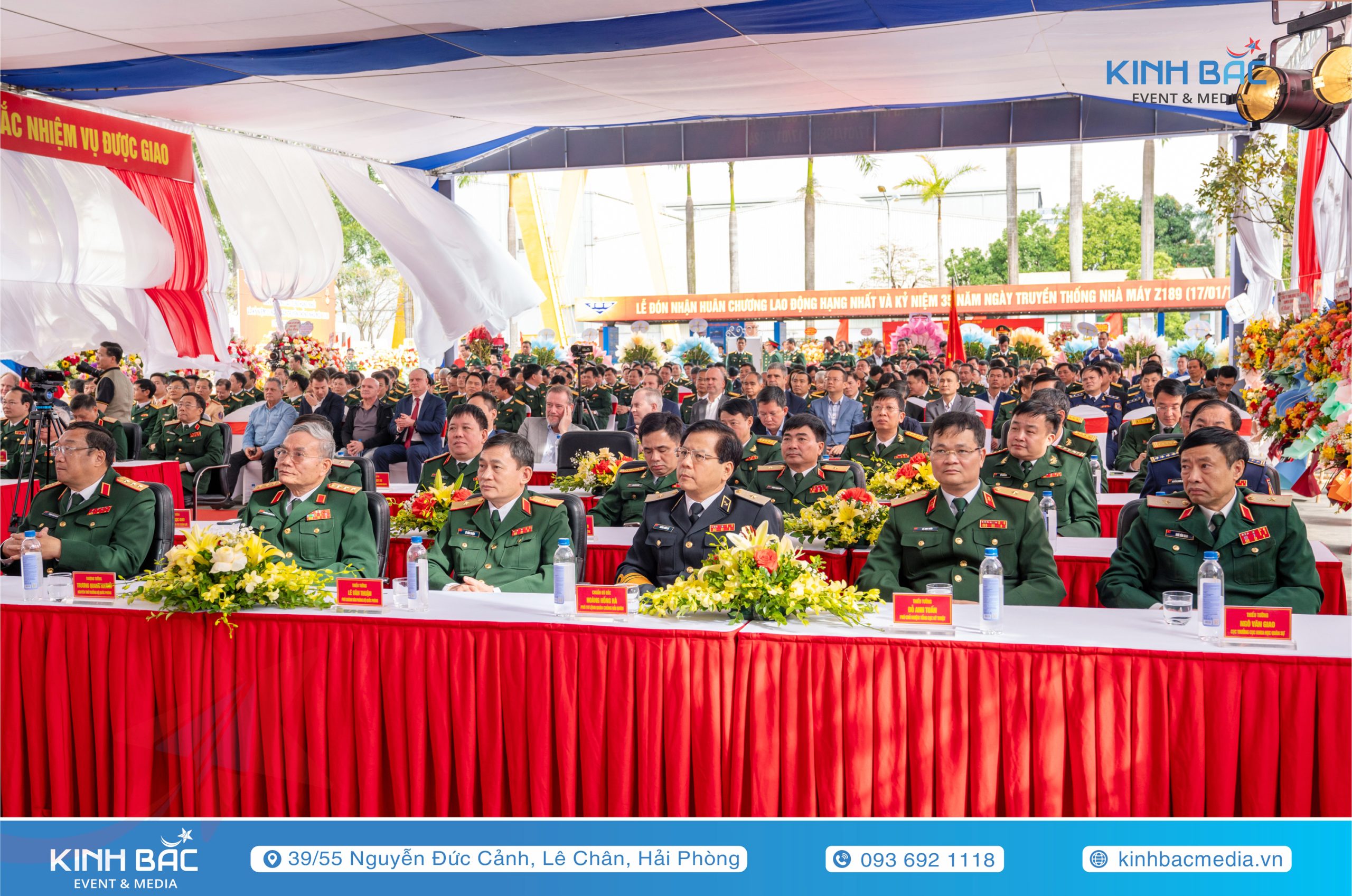 Lễ Kỷ Niệm 35 Năm Ngày Thành Lập Nhà Máy Z189 (Công ty đóng tàu 189) - Tổ Chức Sự Kiện Hải Phòng