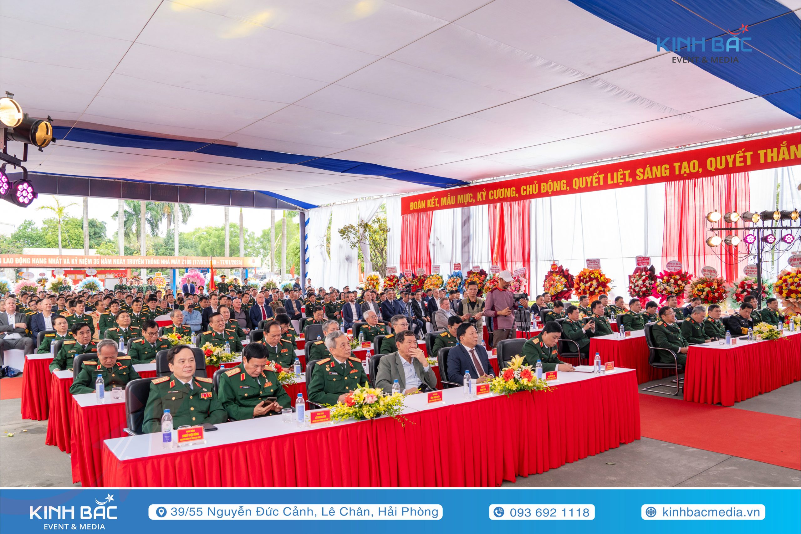 Lễ Kỷ Niệm 35 Năm Ngày Thành Lập Nhà Máy Z189 (Công ty đóng tàu 189) - Tổ Chức Sự Kiện Hải Phòng