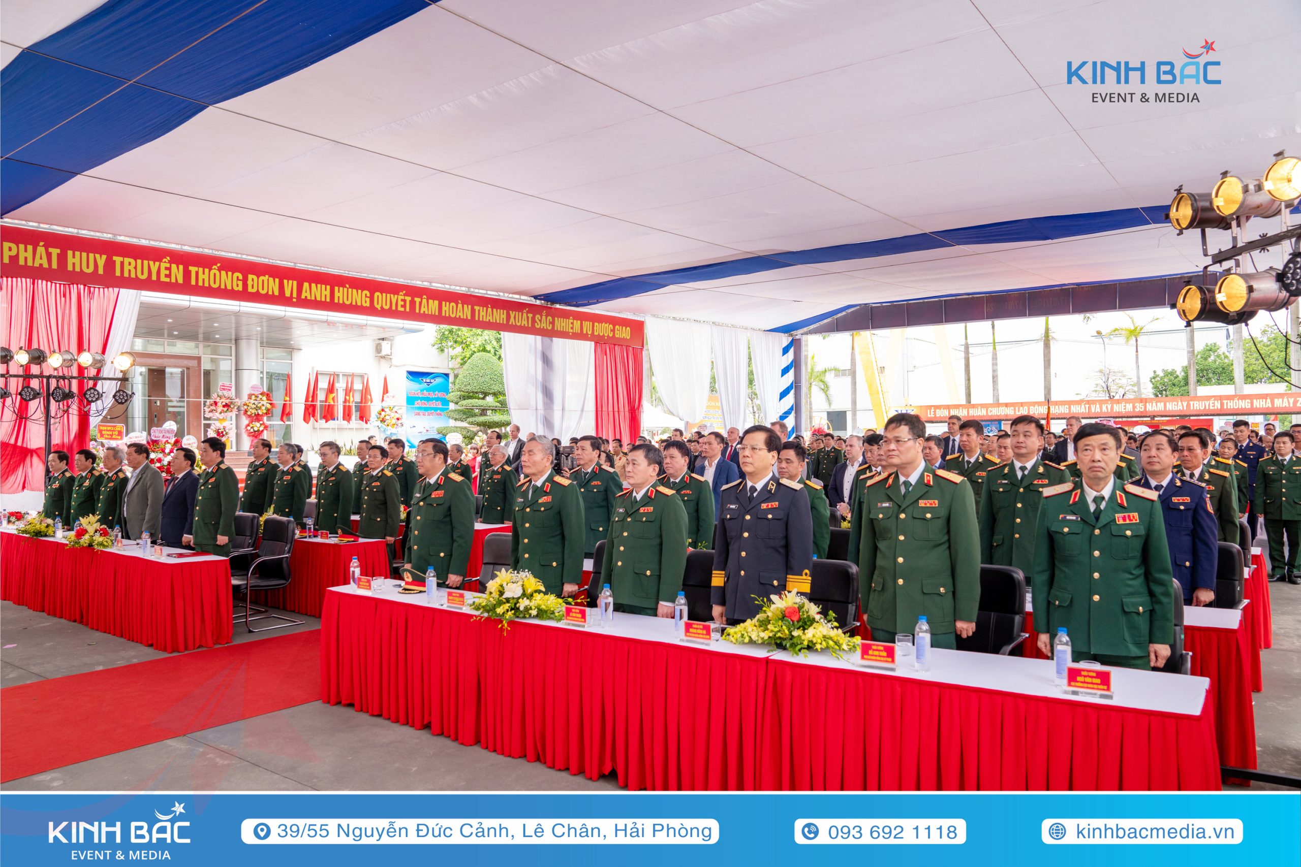 Lễ Kỷ Niệm 35 Năm Ngày Thành Lập Nhà Máy Z189 (Công ty đóng tàu 189) - Tổ Chức Sự Kiện Hải Phòng