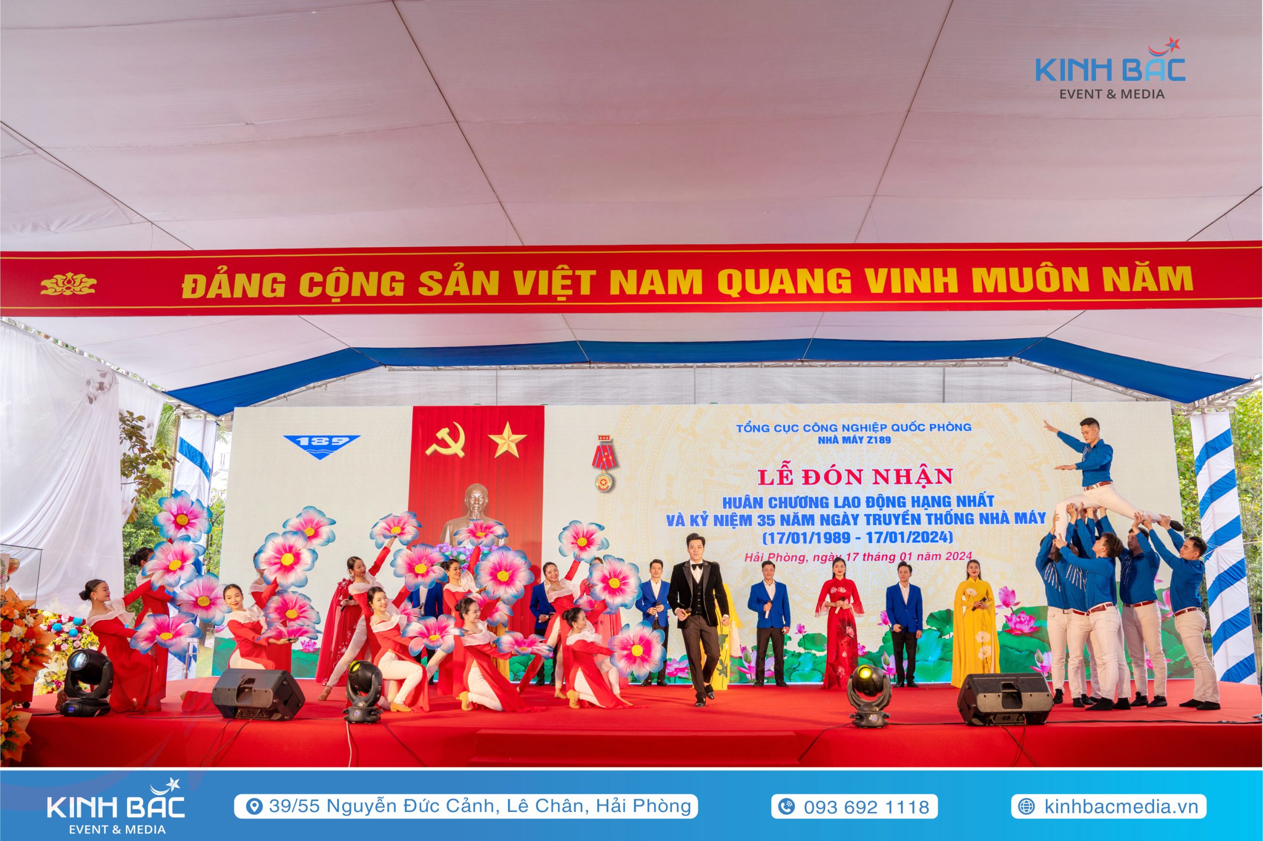 Lễ Kỷ Niệm 35 Năm Ngày Thành Lập Nhà Máy Z189 (Công ty đóng tàu 189) - Tổ Chức Sự Kiện Hải Phòng