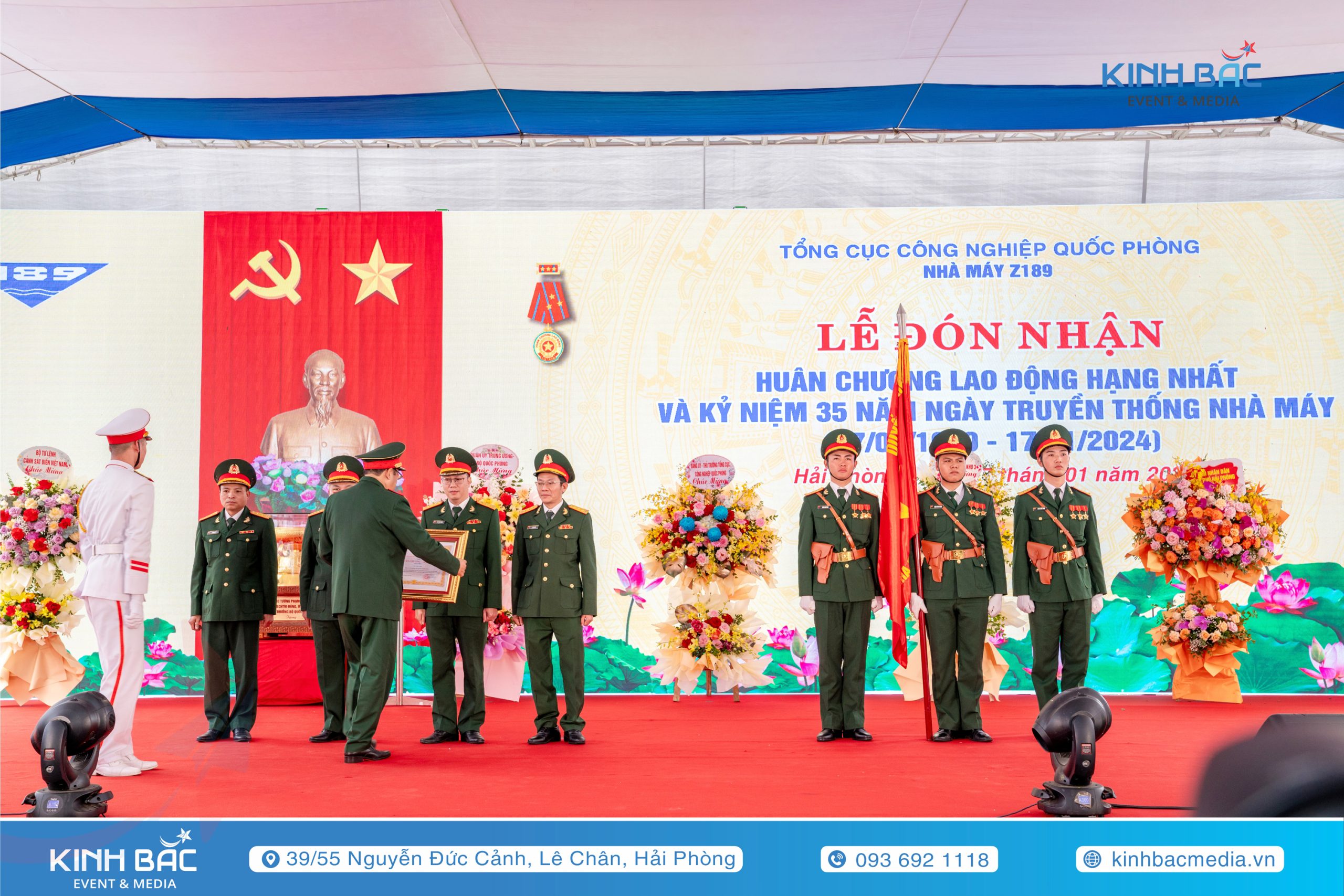 Lễ Kỷ Niệm 35 Năm Ngày Thành Lập Nhà Máy Z189 (Công ty đóng tàu 189) - Tổ Chức Sự Kiện Hải Phòng