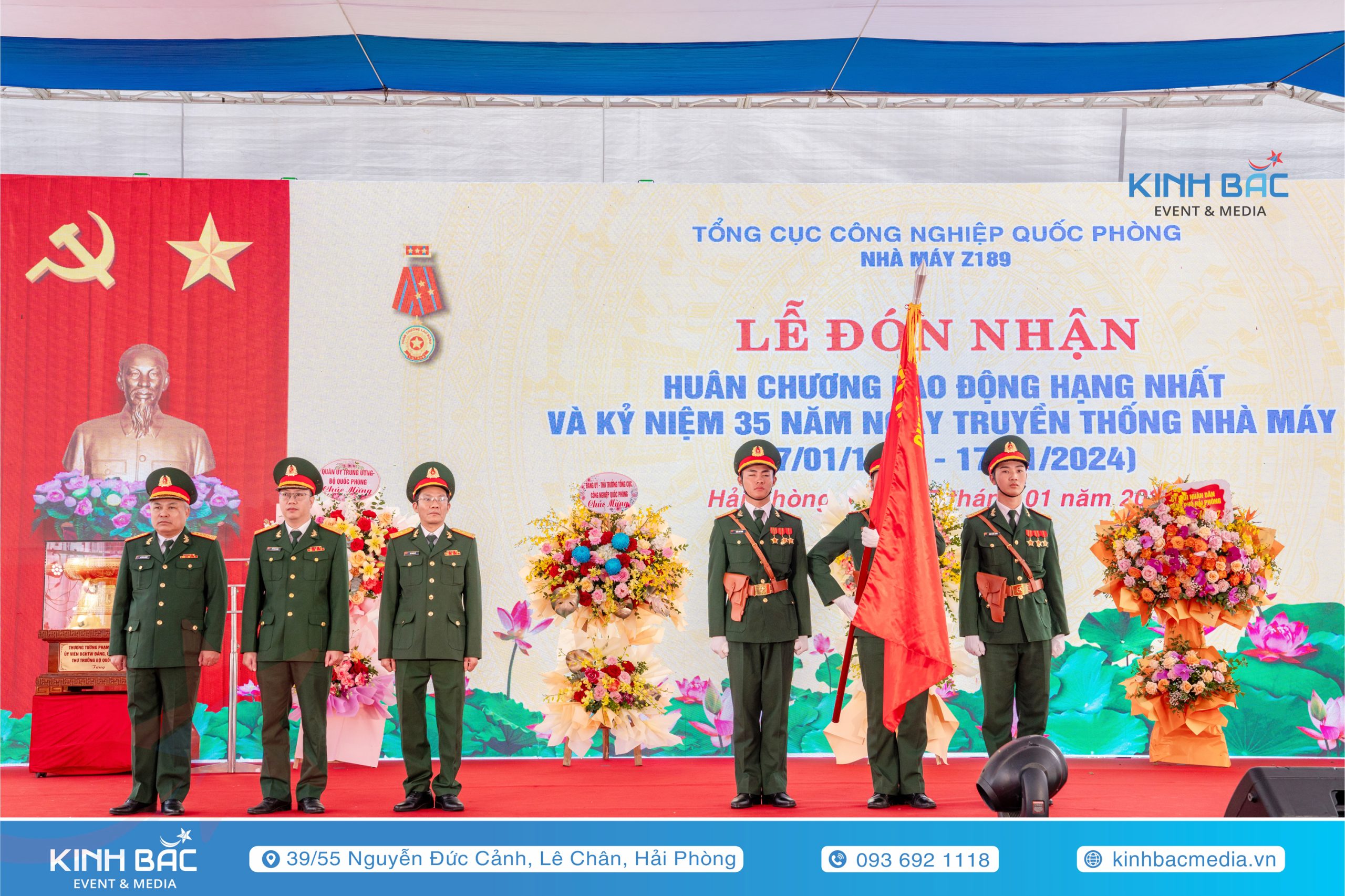 Lễ Kỷ Niệm 35 Năm Ngày Thành Lập Nhà Máy Z189 (Công ty đóng tàu 189) - Tổ Chức Sự Kiện Hải Phòng