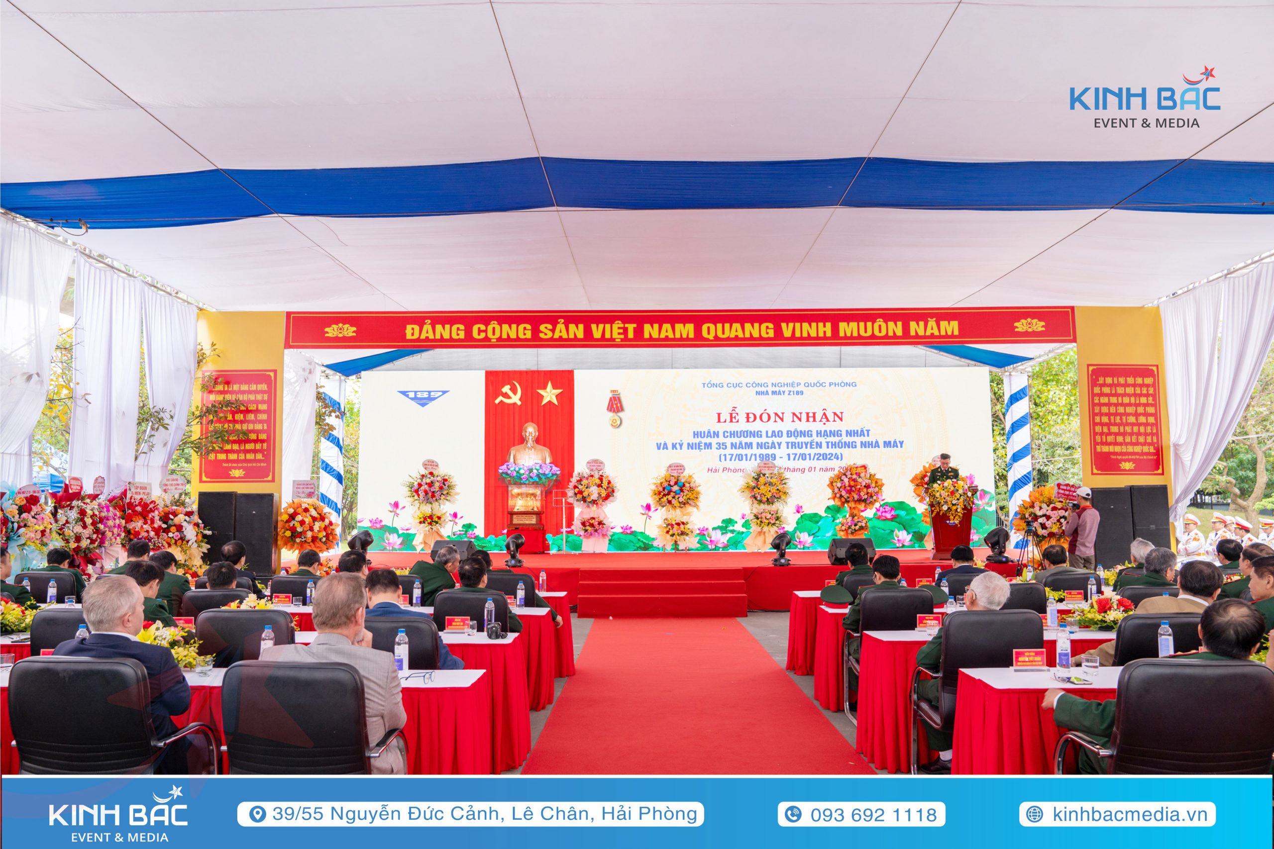 Lễ Kỷ Niệm 35 Năm Ngày Thành Lập Nhà Máy Z189 (Công ty đóng tàu 189) - Tổ Chức Sự Kiện Hải Phòng