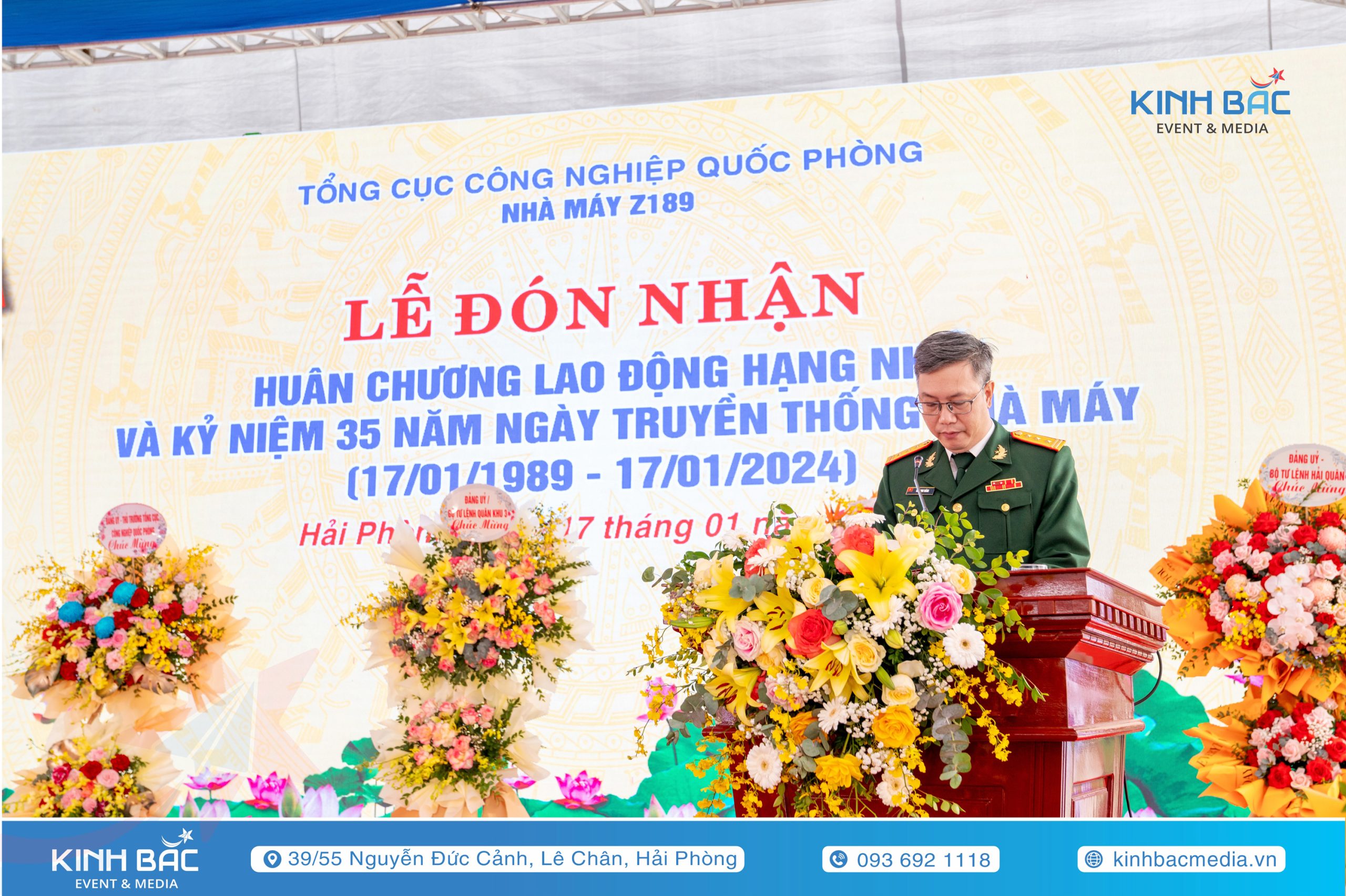 Lễ Kỷ Niệm 35 Năm Ngày Thành Lập Nhà Máy Z189 (Công ty đóng tàu 189) - Tổ Chức Sự Kiện Hải Phòng