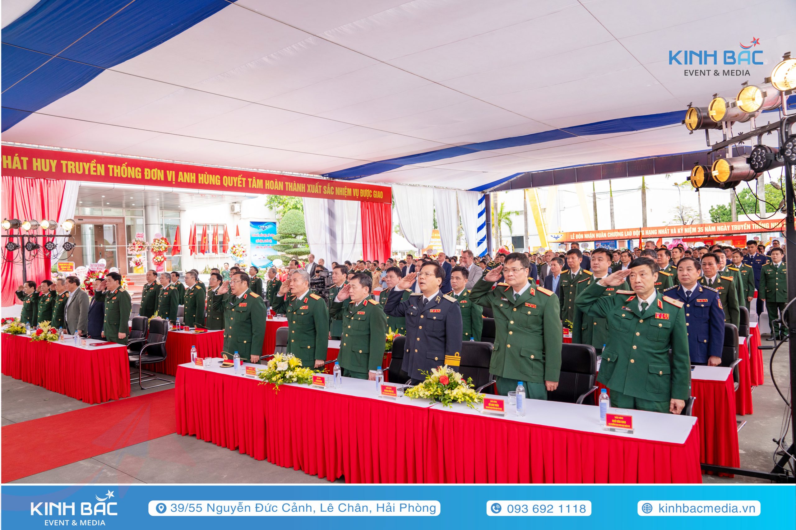 Lễ Kỷ Niệm 35 Năm Ngày Thành Lập Nhà Máy Z189 (Công ty đóng tàu 189) - Tổ Chức Sự Kiện Hải Phòng