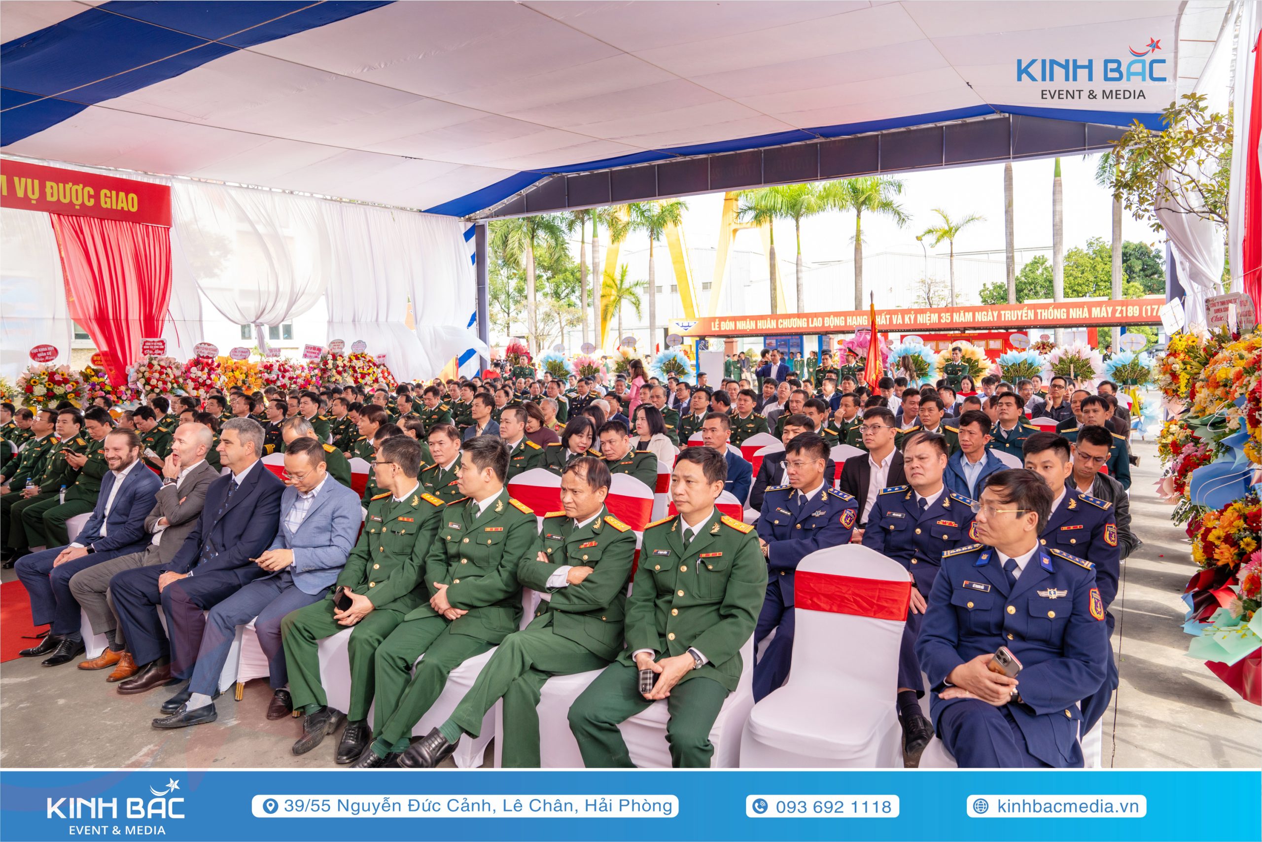 Lễ Kỷ Niệm 35 Năm Ngày Thành Lập Nhà Máy Z189 (Công ty đóng tàu 189) - Tổ Chức Sự Kiện Hải Phòng