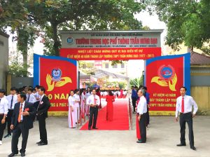  Lễ Kỷ Niệm 40 Năm Thành Lập Trường THPT Trần Hưng Đạo - Tổ Chức Sự Kiện Hải Phòng