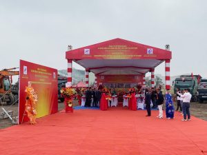 Lễ khởi công nhà máy sản xuất tại Việt Nam của Công ty cổ phần NANXIN