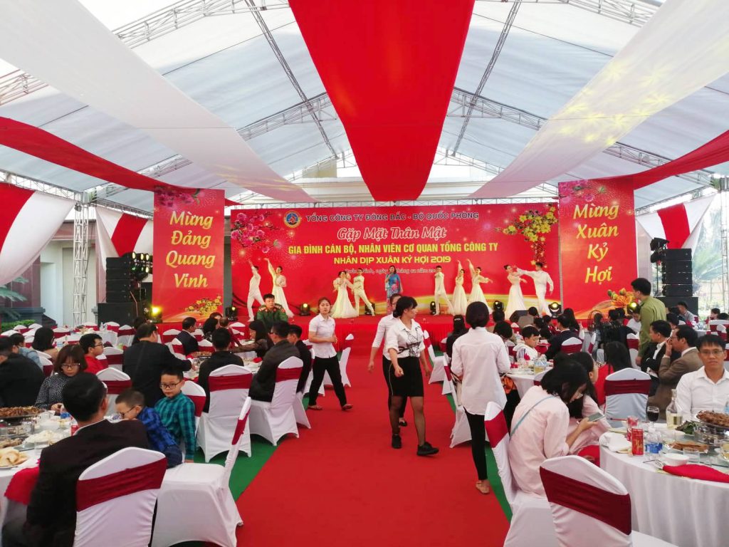Tiệc Tất Niên - Gặp Mặt Cuối Năm - Tổng Công Ty Đông Bắc - Tổ chức sự kiện Hải Phòng