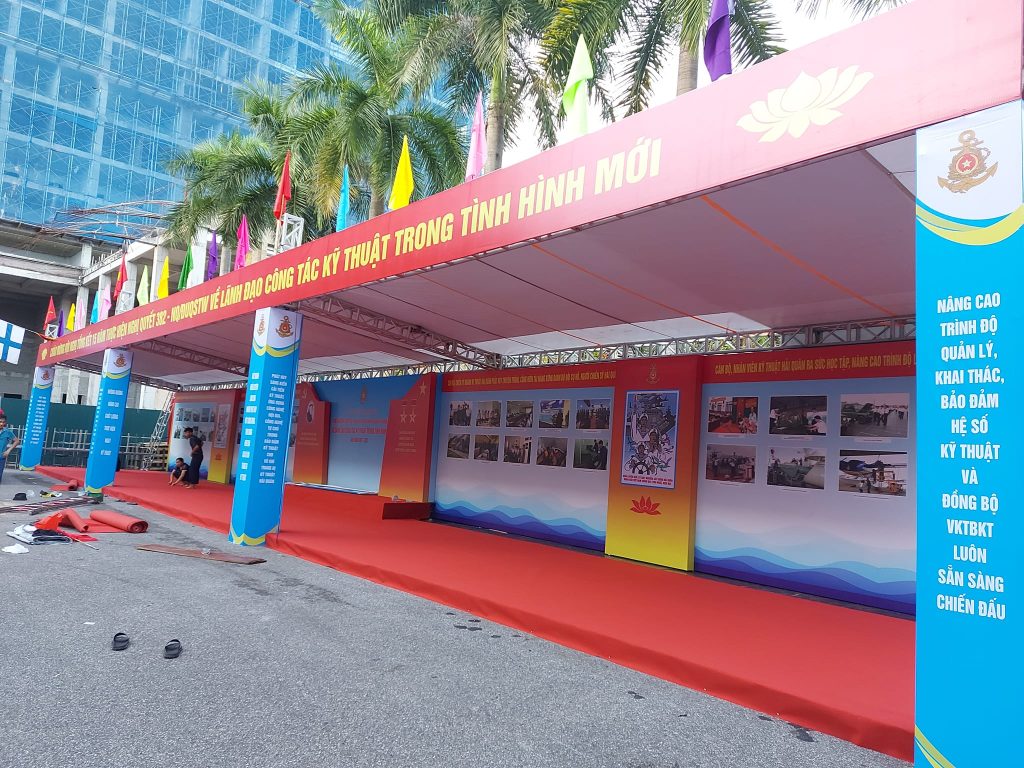 Triển lãm giới thiệu công trình - sản phẩm tuổi trẻ sáng tạo - Quân Chủng Hải Quân - Tổ chức sự kiện Hải Phòng