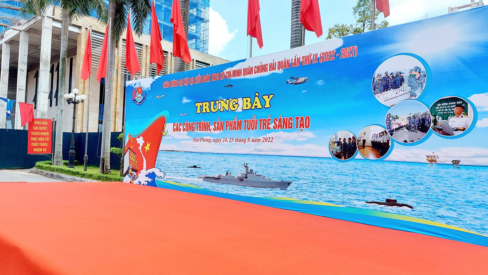 Trưng bày công trình - Sản Phẩm tuổi trẻ sáng tạo - Quân Chủng Hải Quân - Tổ chức sự kiện Hải Phòng